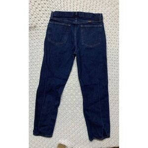 Rustler Wrangler Jeans Men 33x30 Dark Wash Blue‎ Denim Comfort 5 Pocket